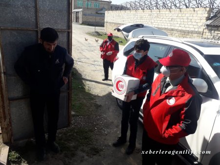 Novruz Aslanov İsmayıllıda növbəti humanitar aksiya keçirdi- FOTO