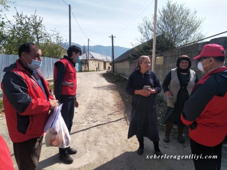 Novruz Aslanov İsmayıllıda növbəti humanitar aksiya keçirdi- FOTO