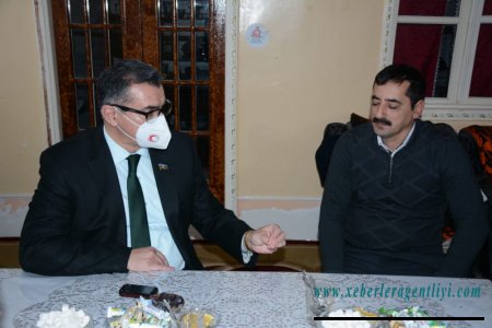 Deputat şəhid ailələrini ziyarət etdi-Fotolar
