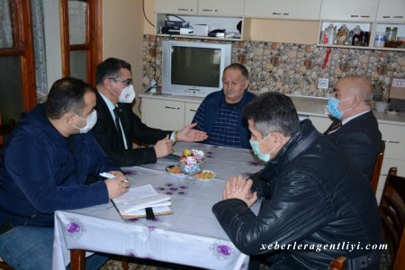 Deputat şəhid ailələrini ziyarət etdi-Fotolar