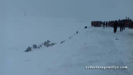 Türkiyədə qar uçqunu: 13 nəfər öldü - FOTOLAR