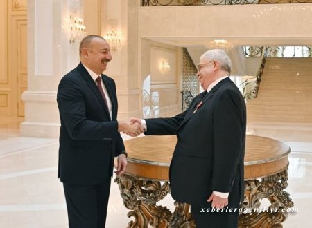 Prezident Mixail Qusmanla görüşdü - FOTO