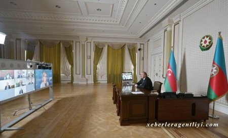 İlham Əliyev Dünya Bankının yeni vitse-prezidenti ilə videokonfrans keçirdi - FOTO