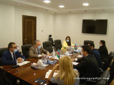 AzTU-nun rektoru Abşeron Logistika Mərkəzinin direktoru ilə görüşüb