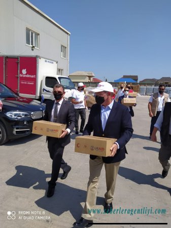 Azərbaycan Qızıl Aypara Cəmiyyəti USAID-in dəstəyi ilə həssas ailələrə 7000 qutu humanitar yardım tədarük etdi