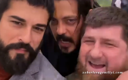 Zabit Səmədov Burakı Çeçenistan Prezidenti ilə görüşdürdü - Video