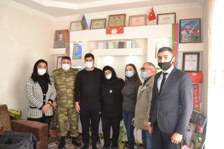 İsmayıllıda Şəhid ailələrinin ziyarət olunması davam edir