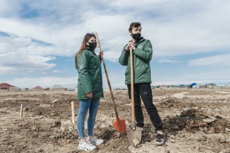 Aqrar İnkişaf Könüllüləri Nizami Gəncəvinin 880 illiyi ilə əlaqədar ağacəkmə aksiyası keçirib