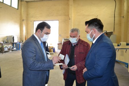İsmayıllıda yeni Toz Boya zavodu istifadəyə verildi