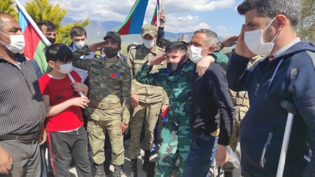  İsmayıllıda qazi böyük coşqu ilə qarşılandı