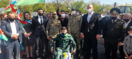  İsmayıllıda qazi böyük coşqu ilə qarşılandı