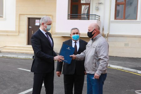 Əmək və Əhalinin Sosial Müdafiəsi Nazirliyi tərəfindən  Çernobıl əlillərinə 30 mənzil təqdim olundu