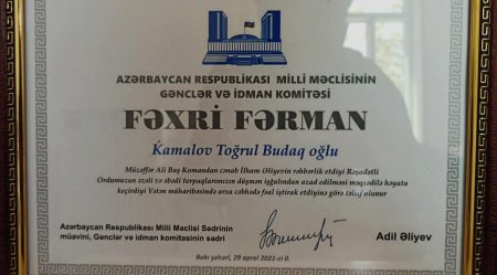 Akademik Musiqili Teatrın gənc rejissoru mükafatlandırıldı