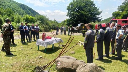 Təbii sərvətlərin yanğından mühafizə olunması mühüm vəzifədir