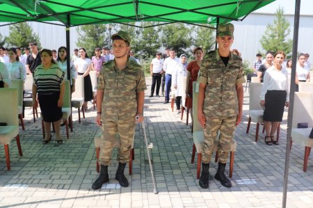 İsmayıllıda Dövlət Peşə Təhsil Mərkəzində məzun günü qeyd olunub