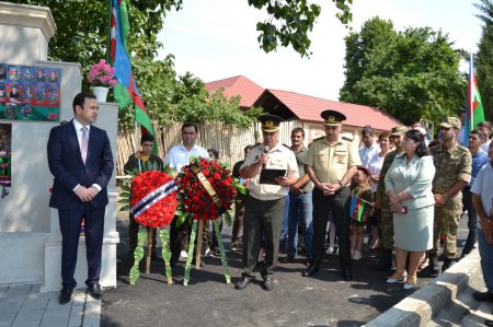 İsmayıllıda şəhidin xatirəsini əbədiləşdirən bulaq kompleksi istifadəyə verilib