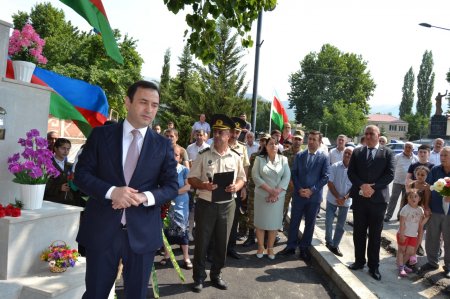 İsmayıllıda şəhidin xatirəsini əbədiləşdirən bulaq kompleksi istifadəyə verilib