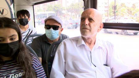 Sumqayıtda yol polisi avtobus və taksilərdə maska taxmayan şəxslərə qarşı profilaktik tədbir keçirib