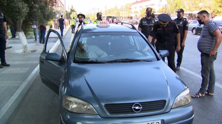 Sumqayıtda polis əməkdaşları ictimai nəqliyyatda və qapalı məkanlarda növbəti dəfə reydlər keçirib