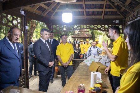 “Şəhərdən Kəndə” aqroekoturizm layihəsi çərçivəsində daha bir təsərrüfata dəstək göstərilib