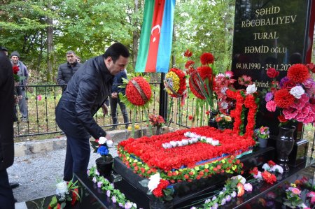 İsmayıllıdan olan şəhidin bu gün cənnətdəki ilk ad günü qeyd olunub