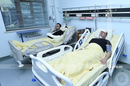 Helikopter qəzasında yaralanan hərbçilər evə buraxılıb - ÖZƏL