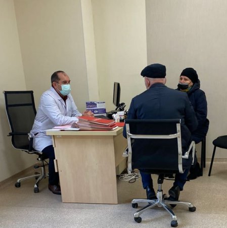 Nizami rayonundan olan şəhid ailələri üçün ödənişsiz tibbi aksiya