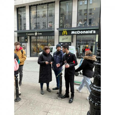 Poznanda Xocalı soyqırımı ilə bağlı aksiya keçirilib