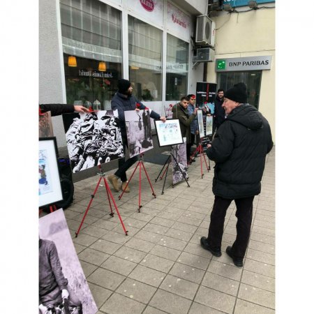 Poznanda Xocalı soyqırımı ilə bağlı aksiya keçirilib