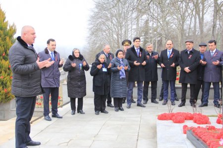 İsmayıllıda Xocalı soyqırımının 30-cu ildönümü ilə əlaqədar “Soyqırım abidəsi”nə yürüş təşkil edilib