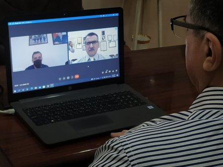 Novruz Aslanov videoformatda qəbul keçirdi