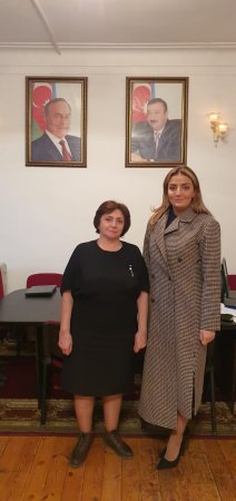 Könül Nurullayeva Nizami rayonunda yerləşən təhsil ocaqlarına baş çəkib