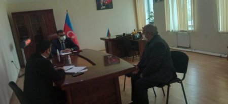 Novruz Aslanov İsmayıllıda seçicilərini qəbul edib