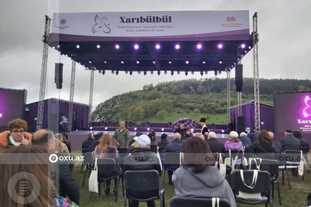 İlham Əliyev və Mehriban Əliyeva Şuşada “Xarıbülbül” Festivalında