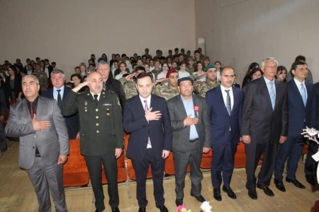 İsmayıllı rayonunda Milli Qəhrəman general Polad Həşimovun xatirəsinə həsr olunmuş sinif otağının açılışı olub