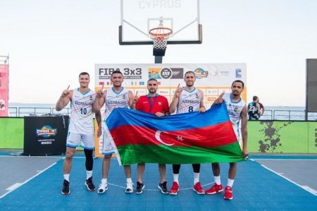 Basketbol millimizdən tarixi uğur: Avropa çempionatına vəsiqə qazandılar - FOTO