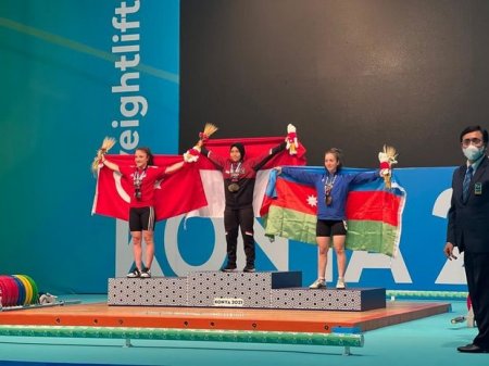 Azərbaycan İslamiadada ağırlıqqaldırma növündə ilk medalını qazanıb - FOTO