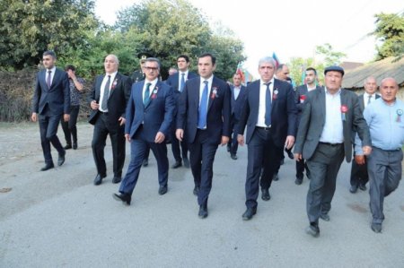 İsmayıllıda şəhid Xəlilov Qədim İlqar oğlu ilə vida mərasimi təşkil olunub - FOTOLAR