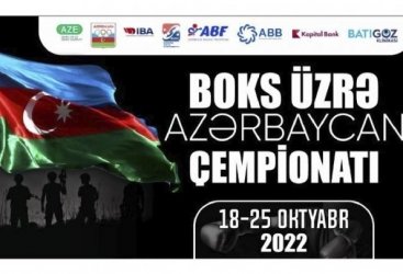 Bu gün kişi boksçular arasında Azərbaycan çempionatı start götürür