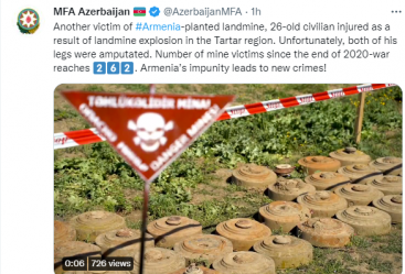 XİN: Ermənistanın cəzasızlığı yeni cinayətlərə yol açır