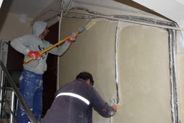 İsmayıllıda abadlıq-quruculuq işləri aparılır İsmayıllıda abadlıq-quruculuq işləri aparılır