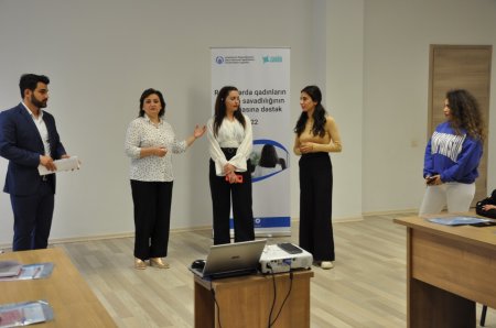 Gənc Mühasiblər İctima Birliyi “Regionlarda qadınların maliyyə savadlılığının artırılmasına dəstək” layihəsinin icrasına davam edir