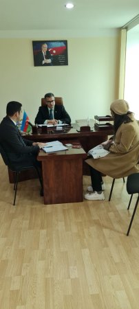 Novruz Aslanov seçicilərini qəbul edib