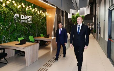 İlham Əliyev Bakıda 5 saylı DOST Mərkəzinin açılışında iştirak etdi