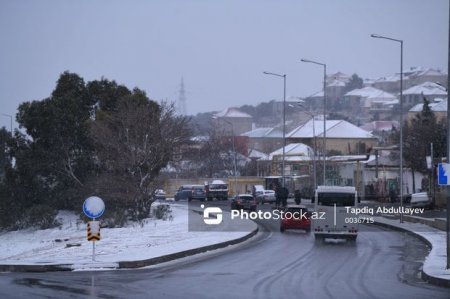 Azərbaycanda bəzi rayonlarda yollar buz bağlayacaq - XƏBƏRDARLIQ