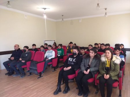Neftçala Rayon Polis Şöbəsinin təşkilatçılığı ilə rayonun Astanlı kənd tam orta məktəbində “Ağ ölüm bəşəriyyətin bəlasıdır” və “Erkən nikaha qətiyyətlə yox deyək” mövzularında maarifləndirici tədbir keçirilib