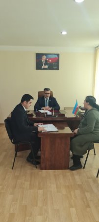 Novruz Aslanovun seçiciləri qəbul edib