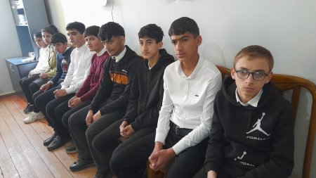 Zərdab Rayon Polis Şöbəsinin təşkilatçılığı ilə rayonun Dəkkəoba kənd tam orta məktəbində 