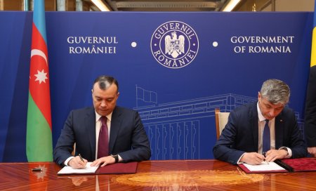 Azərbaycan-Rumıniya Hökumətlərarası Komissiyanın   7-cı iclası keçirilib, Protokol imzalanıb