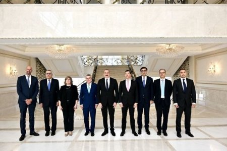İlham Əliyev Beynəlxalq Olimpiya Komitəsinin prezidentini qəbul edib - YENİLƏNİB + FOTO
